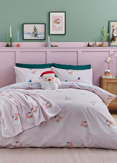 Vintage Christmas Santa Duvet Cover Set by Catherine Lansfield