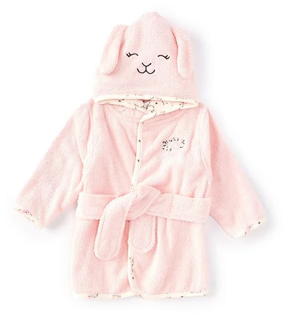 Toddler Bathrobe - FlowersSolid