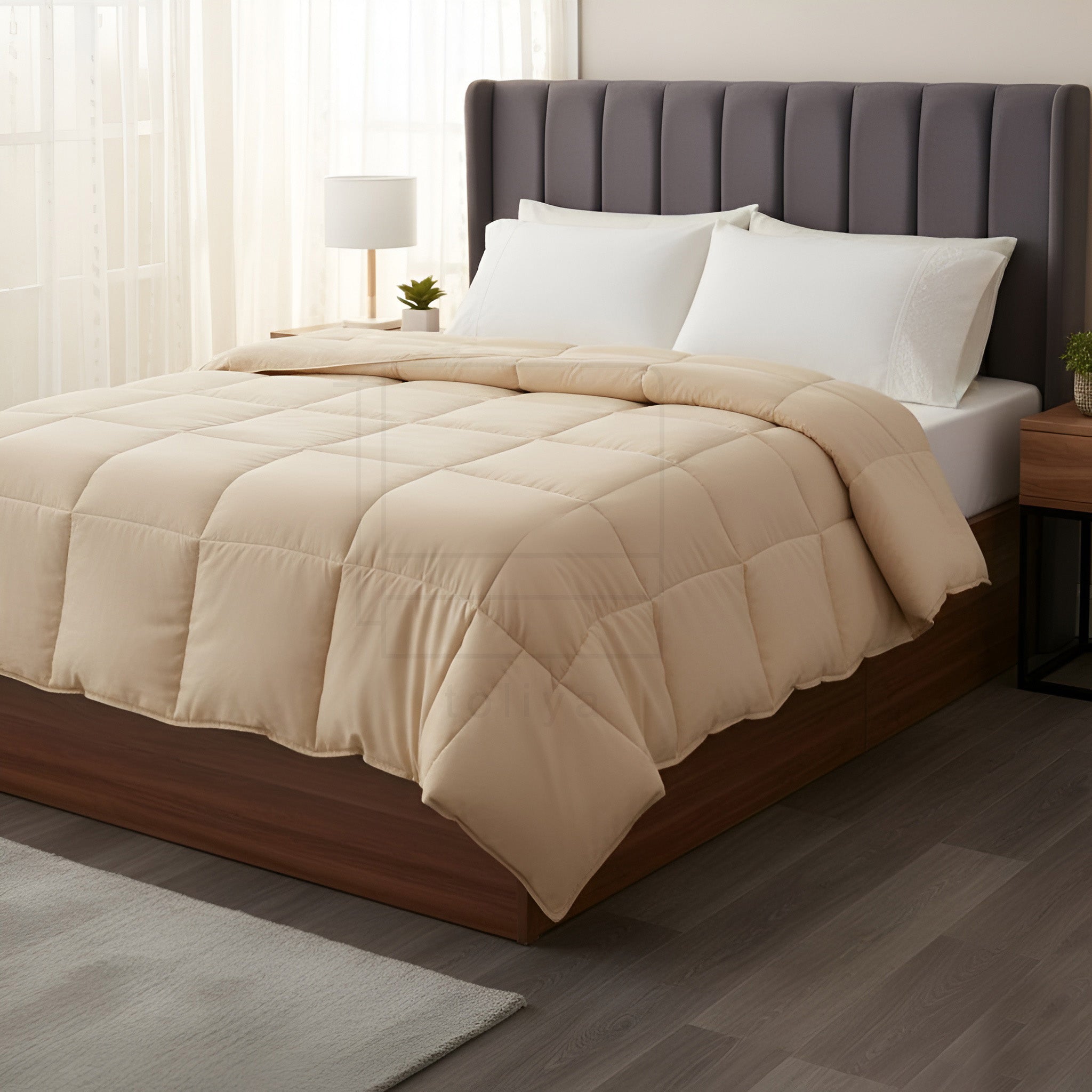 Soft Skin Quilted Comforter with Corner Tabs