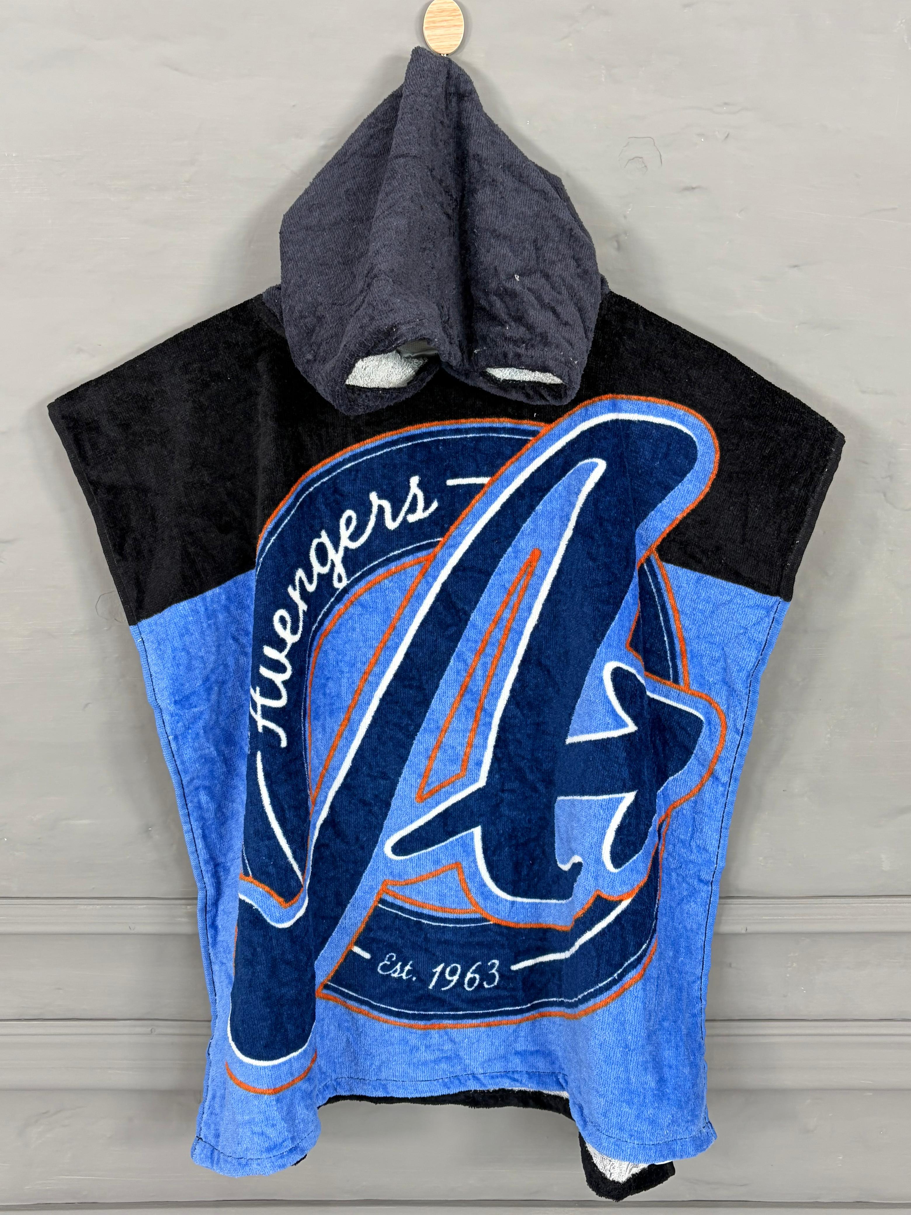 kids Hooded printed Poncho
