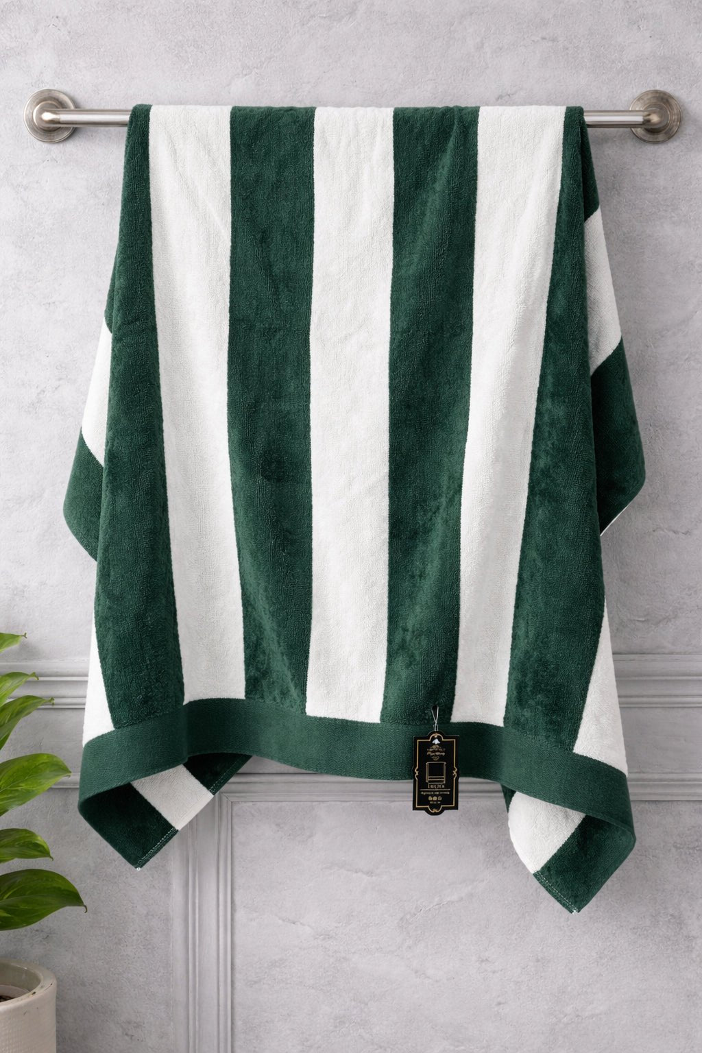 Premium Striped Cotton Towel - Toliya.co