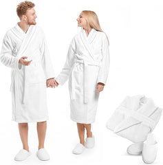 Bathrobe Set White