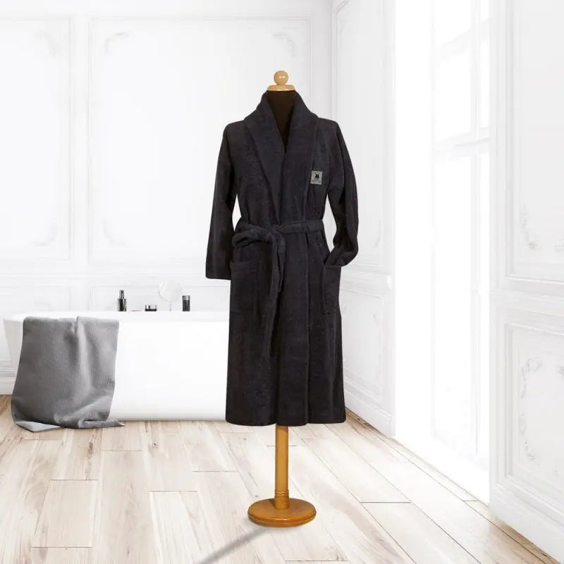 Bathrobe Anthracite Greenwich Polo Club (Black)