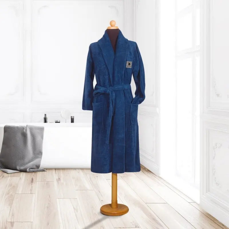 Bathrobe Anthracite Greenwich Polo Club (Blue)