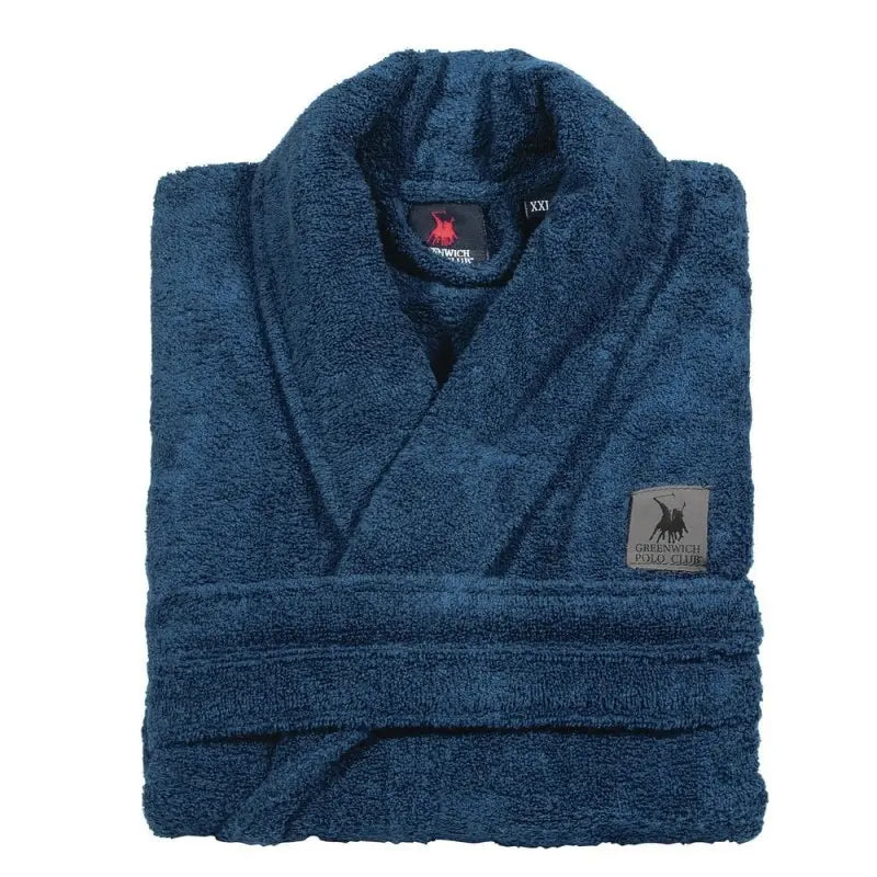 Bathrobe Anthracite Greenwich Polo Club (Blue)