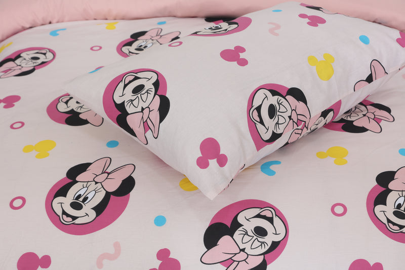 Kids Duvet Set with Flat Sheet with Pillow Cover Mickey Mouse