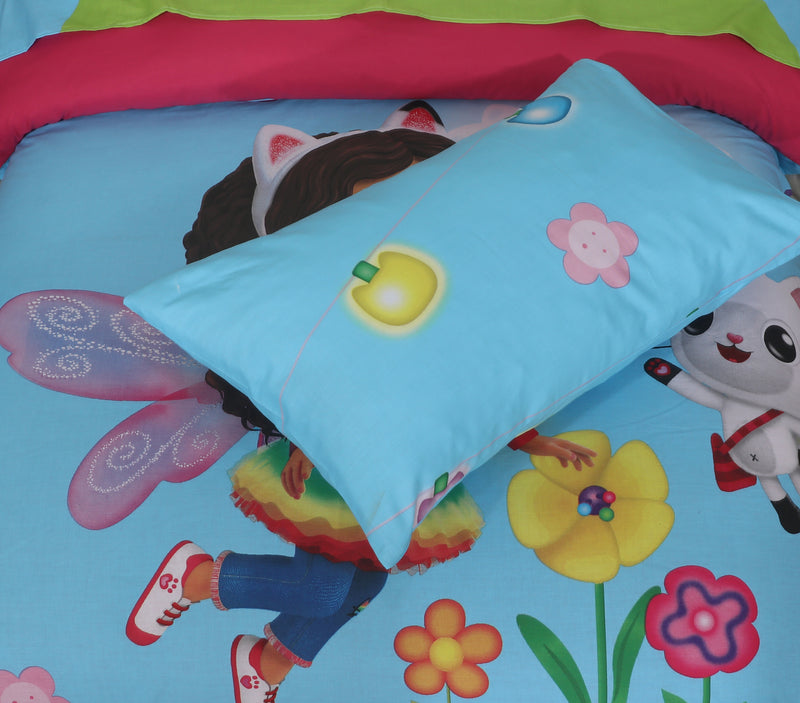 Kids Duvet Set with Flat Sheet with Pillow Cover