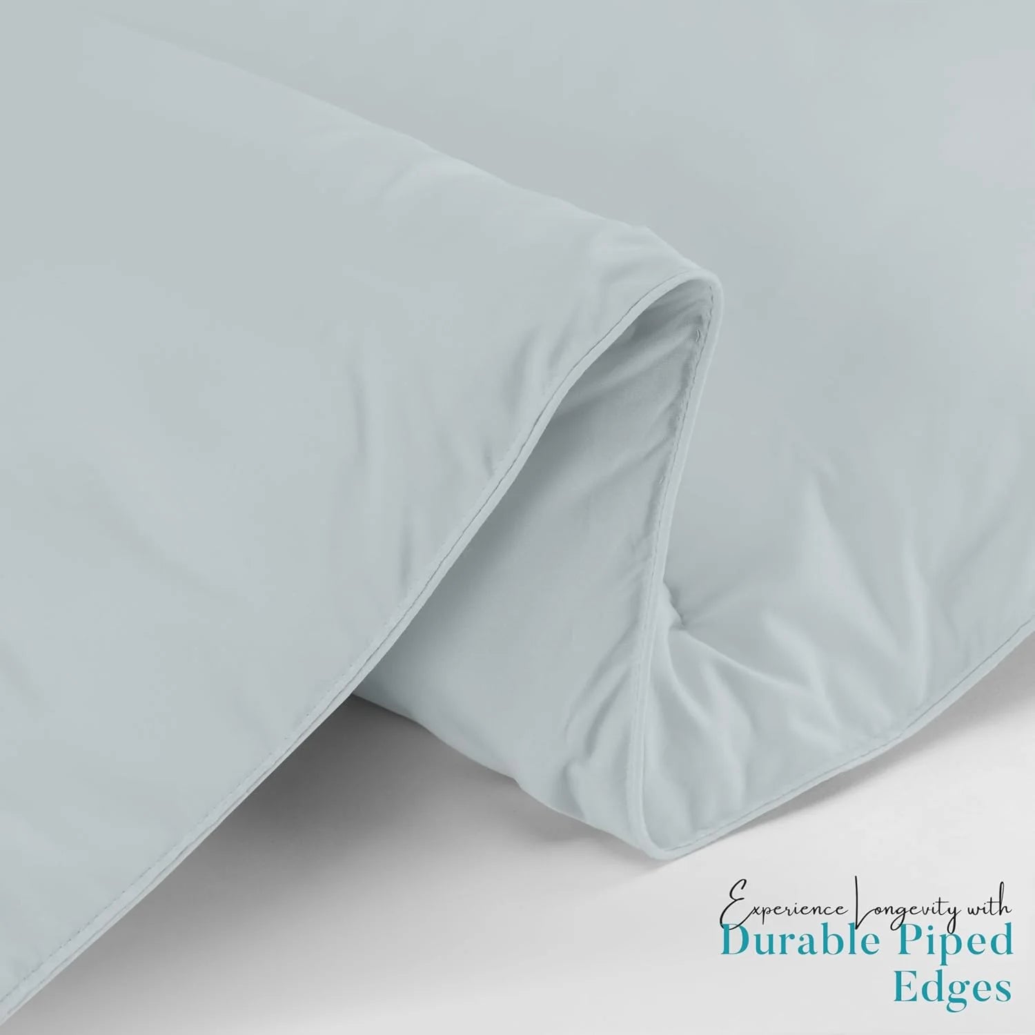 Soft Silver Quilted Comforter with Corner Tabs
