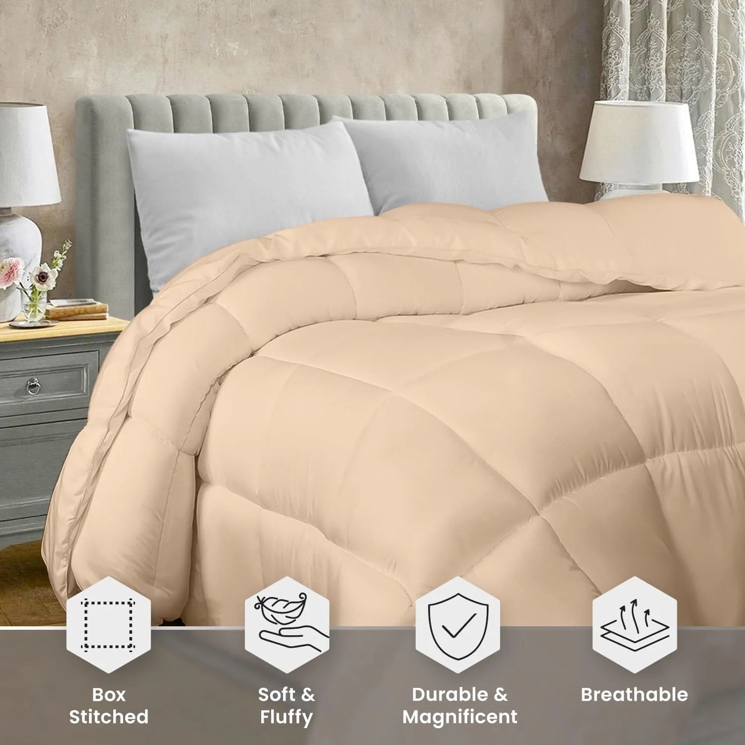 Soft Skin Quilted Comforter with Corner Tabs