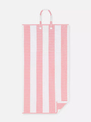 Striped Beach Towel Tote