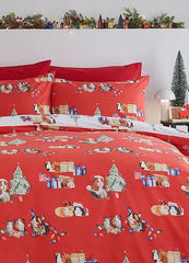 Catherine Lansfield Christmas Guineapig Duvet Cover Set
