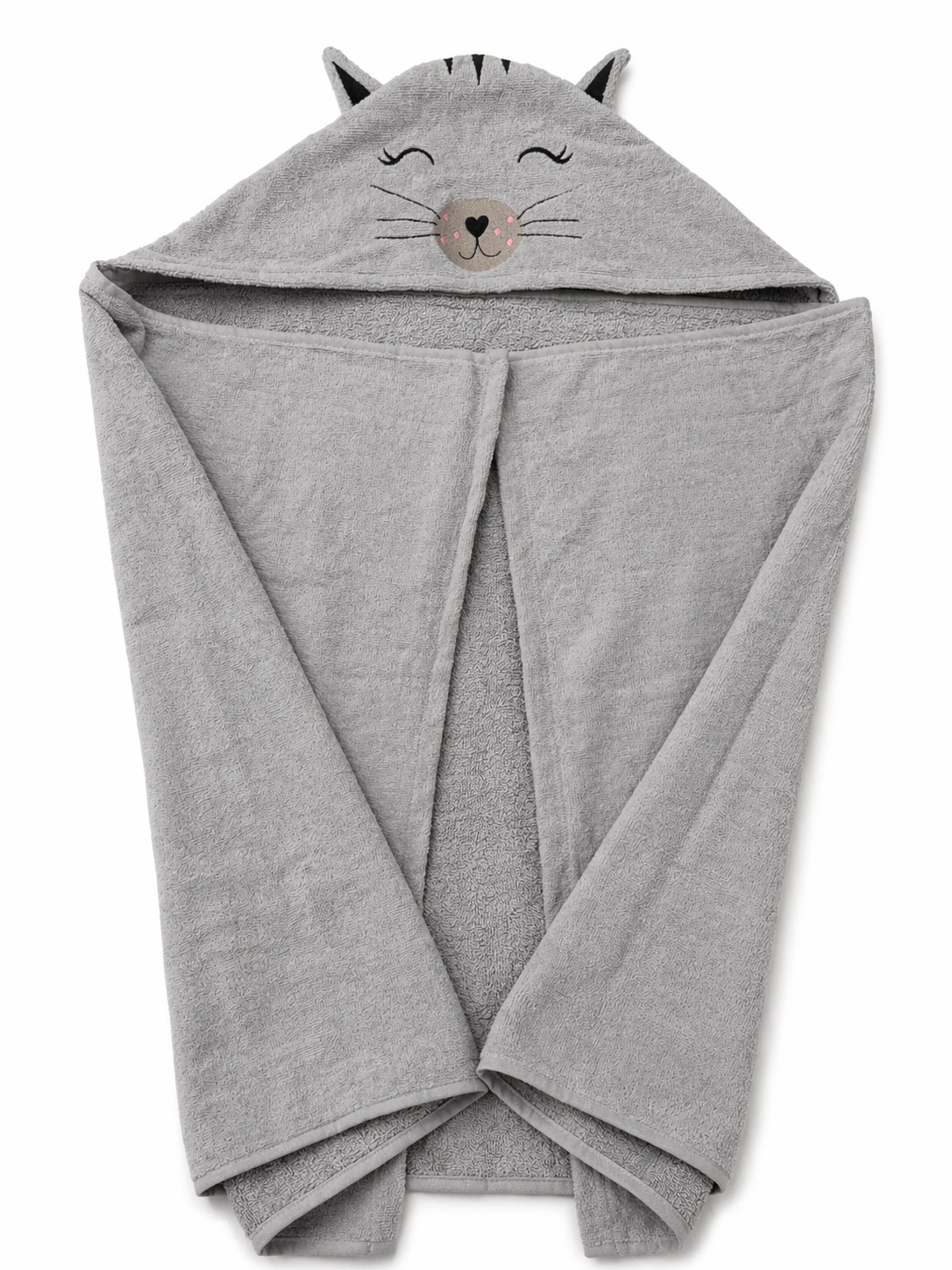Soft Cat Hooded Baby Towel