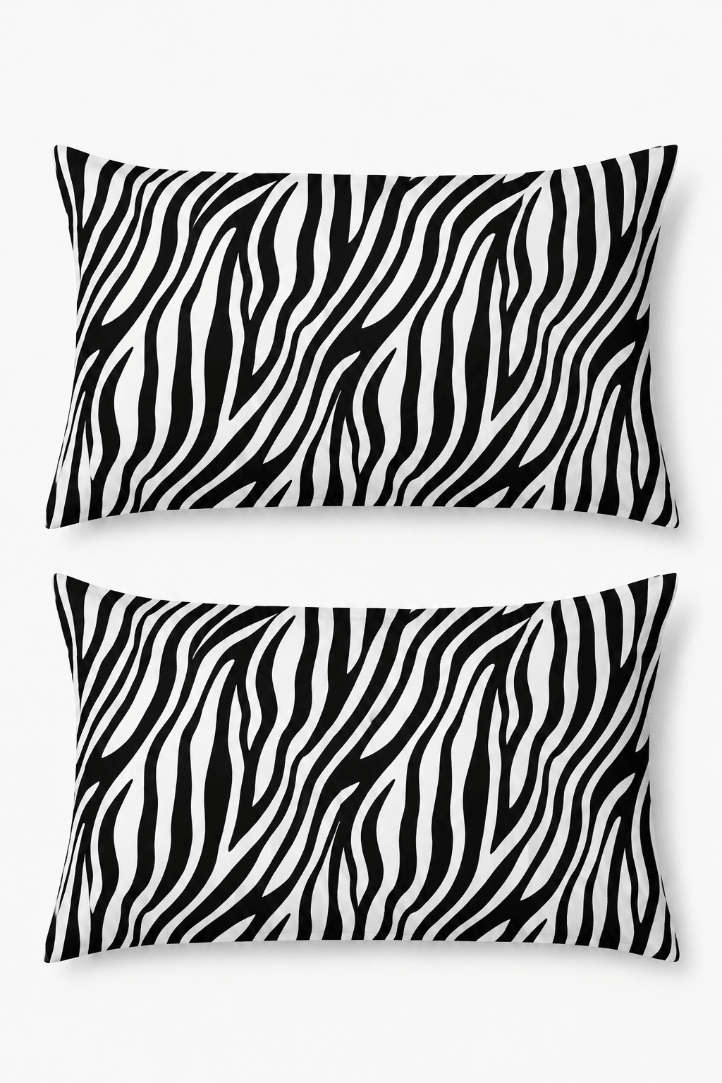 Black & White Zebra Print Pillow Covers - Toliya.co