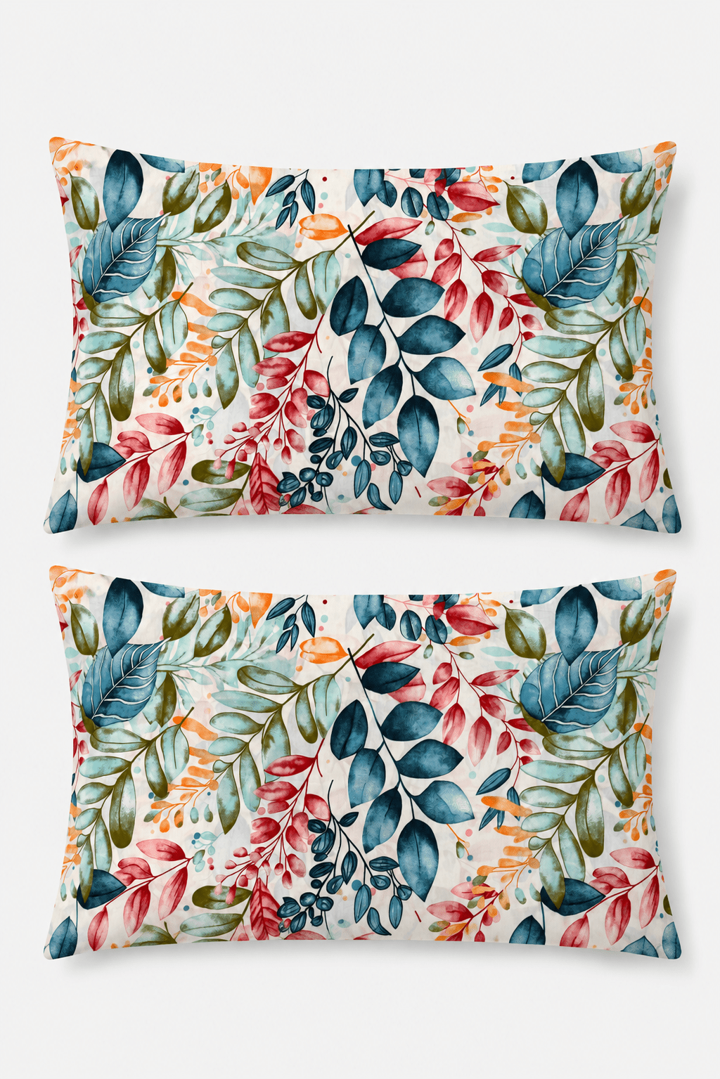 Multicolor print Leaf Pillow Covers - Toliya.co