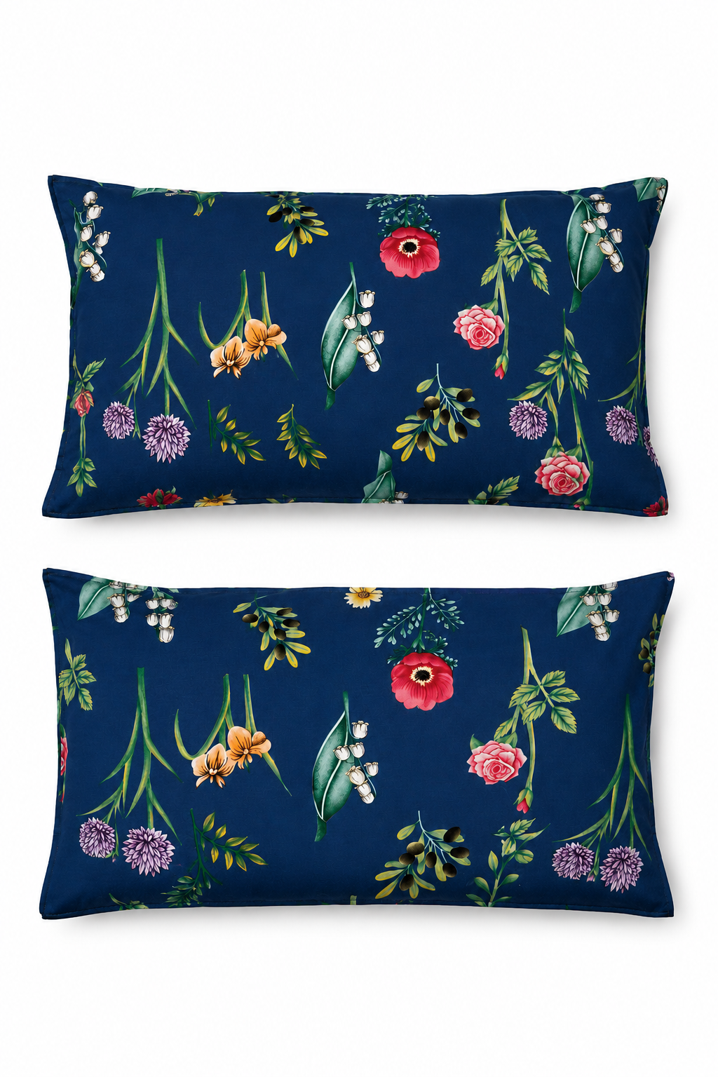 Royal Bloom Printed Pillow Covers