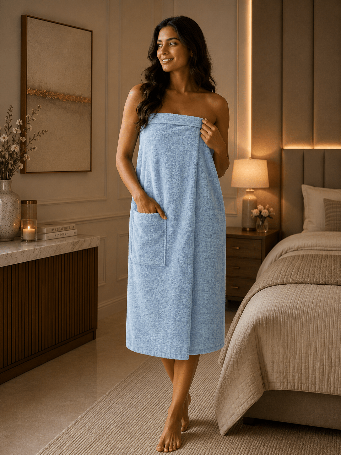 Women’s Terry Shower Wrap