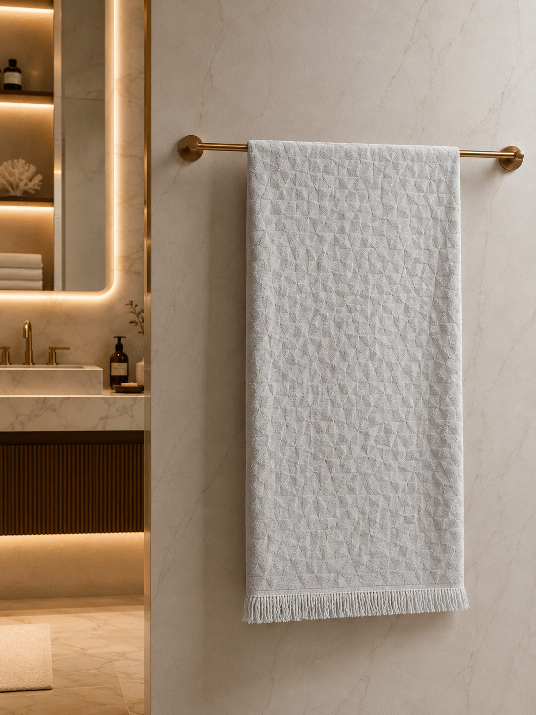 Diamond Textured Luxury Towel - Toliya.co