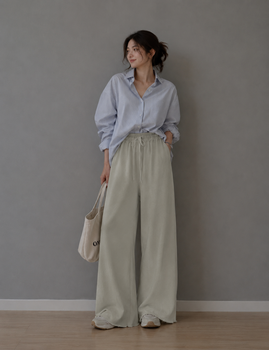 Sage Green  Women trousers