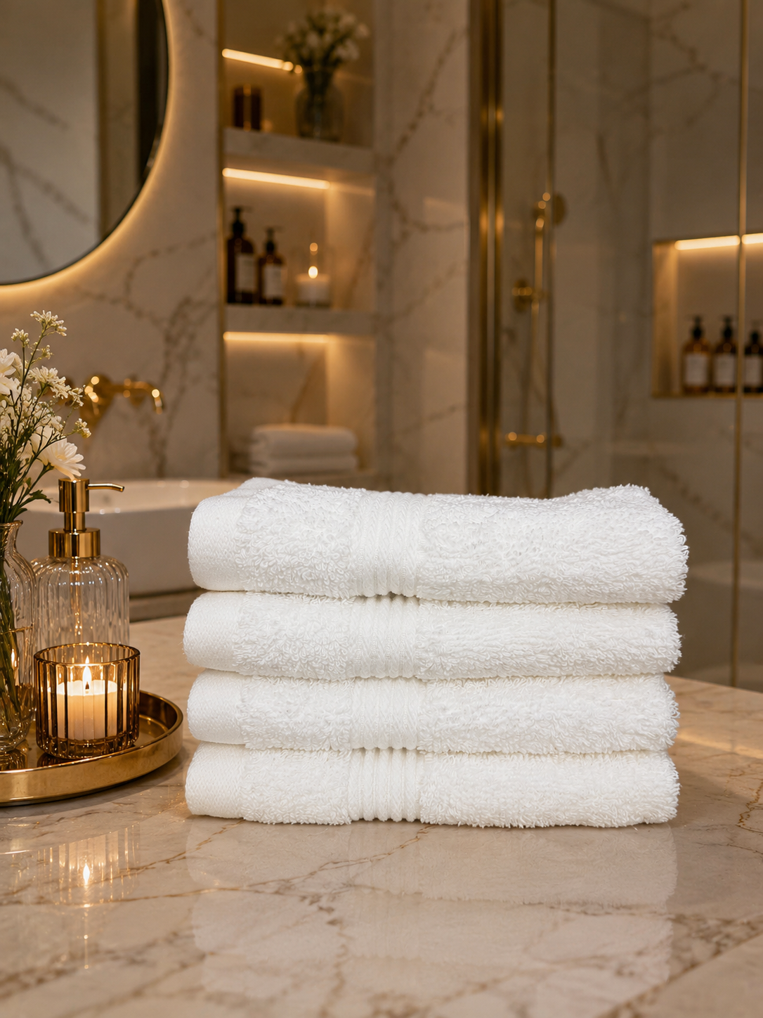 Elite Hand Towels – Pack of 4