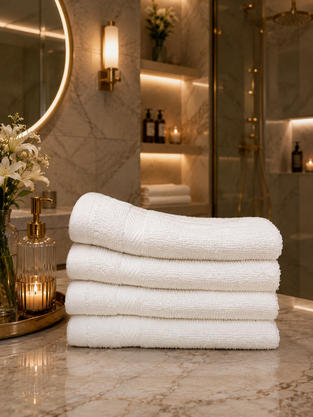 Luxe Hand Towels – Pack of 4