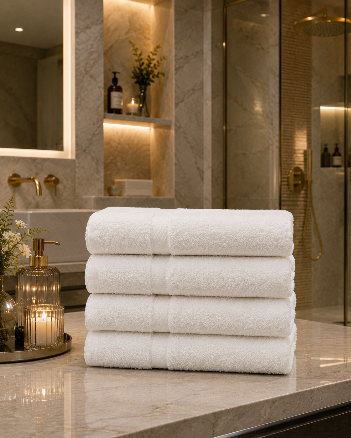 Classic Hand Towels – Pack of 4