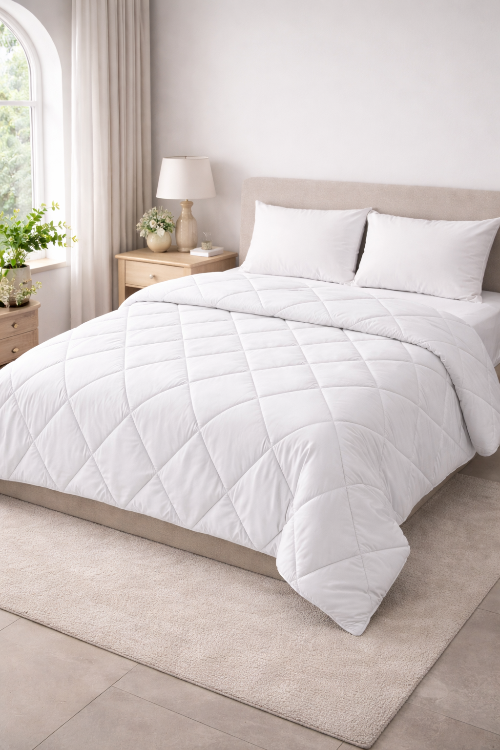 Comforter-Solid White