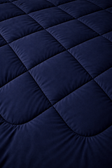 Comforter-Solid Navy