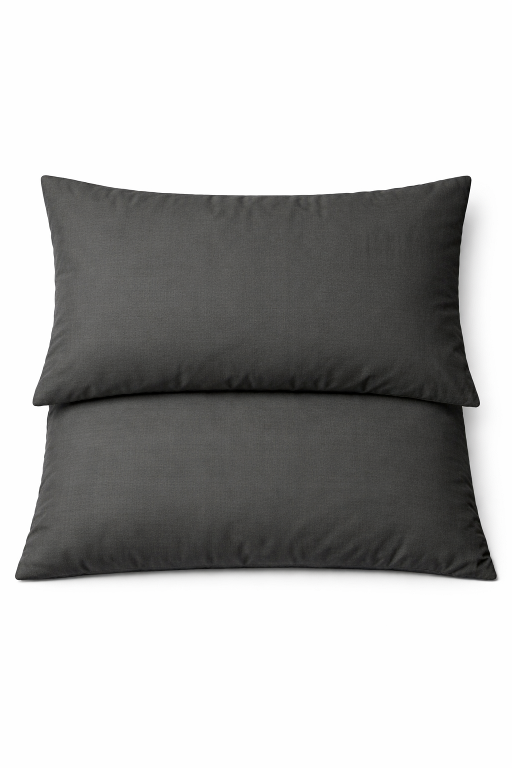 Dark Grey Pillow Pair – Minimalist Comfort