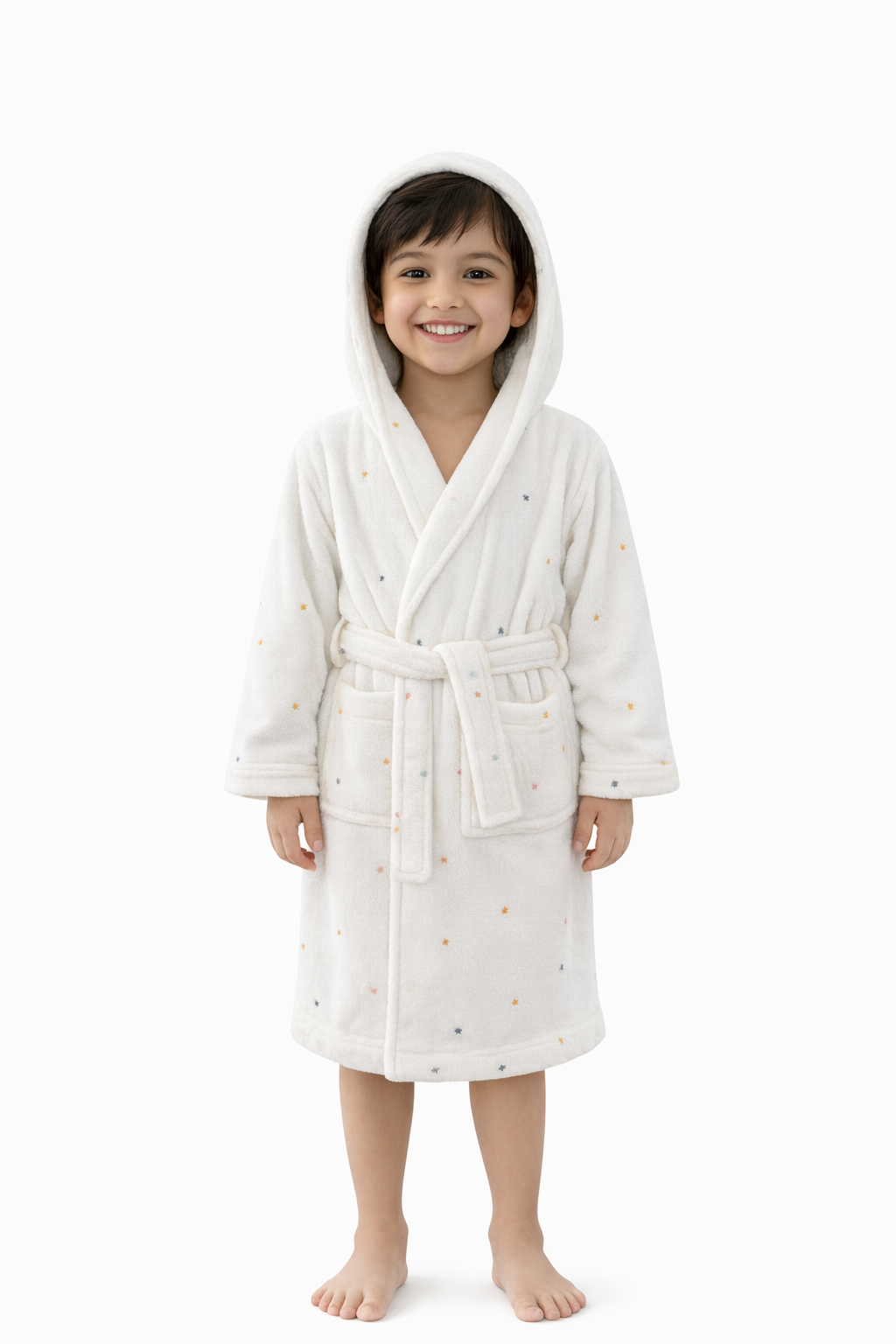 Kids Hooded Bathrobe Star Sparkle (ZR Edition)