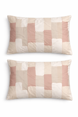 Abstract Patchwork Pillow Cover