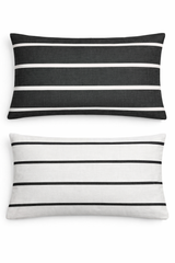 Contrast Stripe Pillow Cover Set
