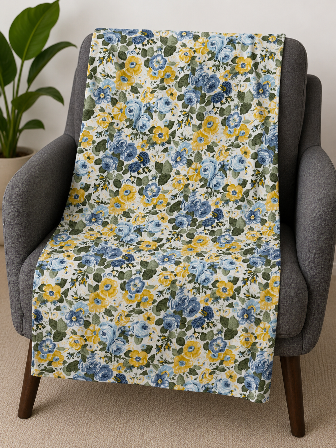 Floral Bath Cotton Towel