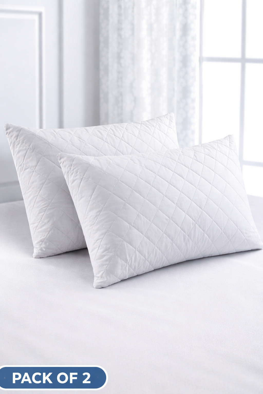 Premium Quilted Pillow Protector Covers