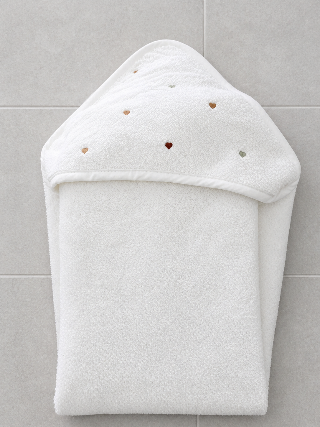 Minimal Dot Print Baby Towel