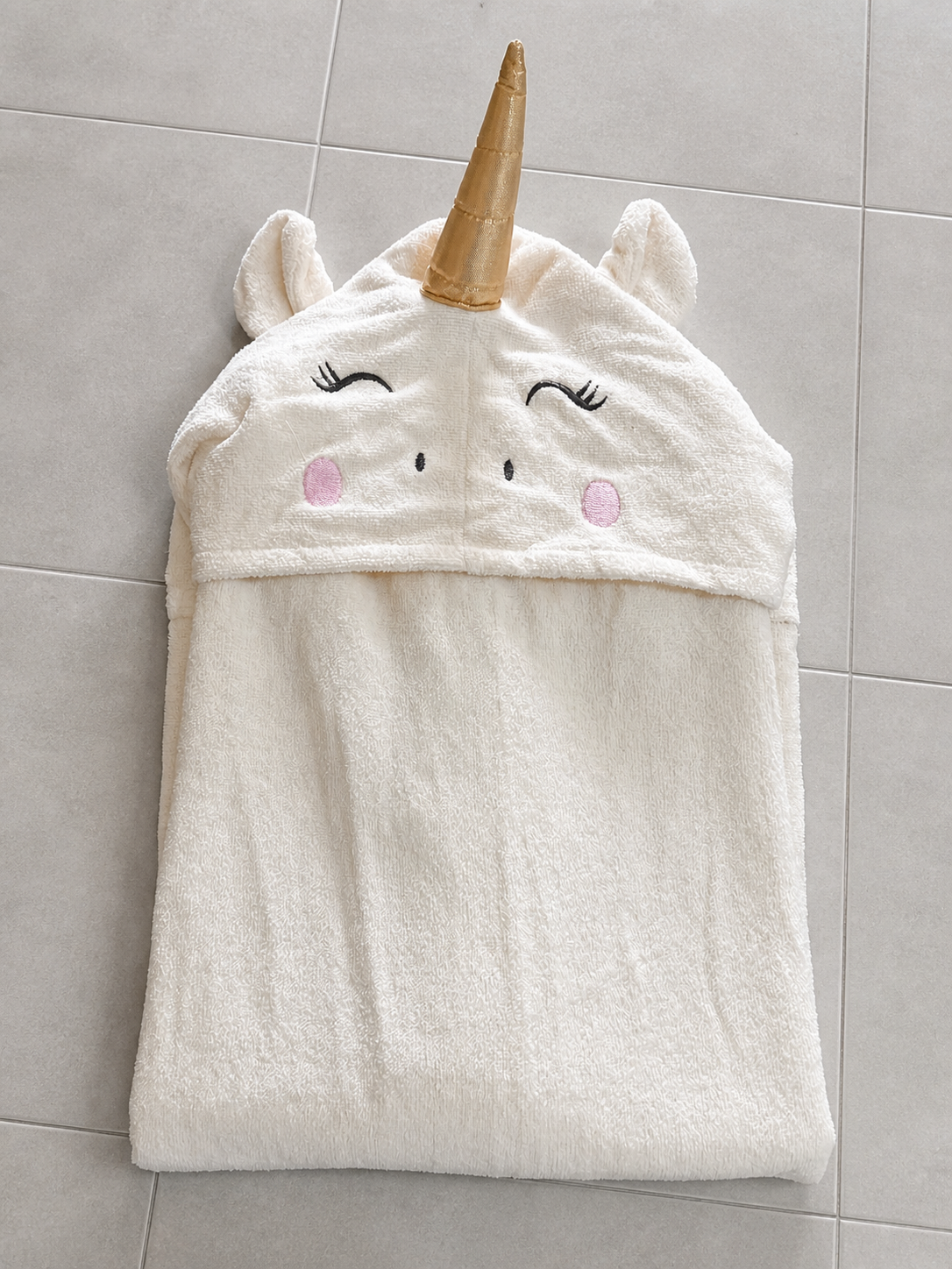 Cute Unicorn Baby Hooded Towel