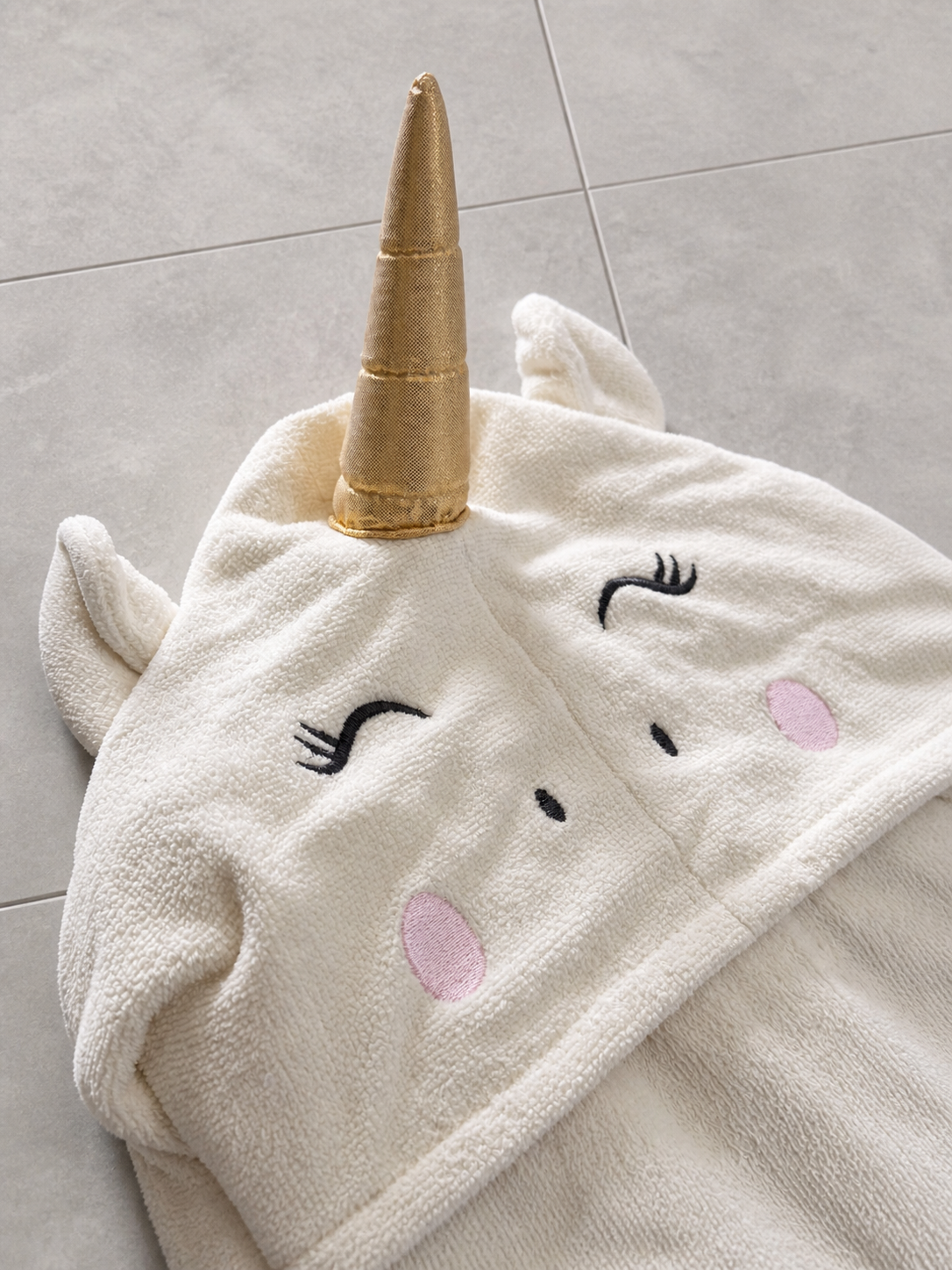 Cute Unicorn Baby Hooded Towel