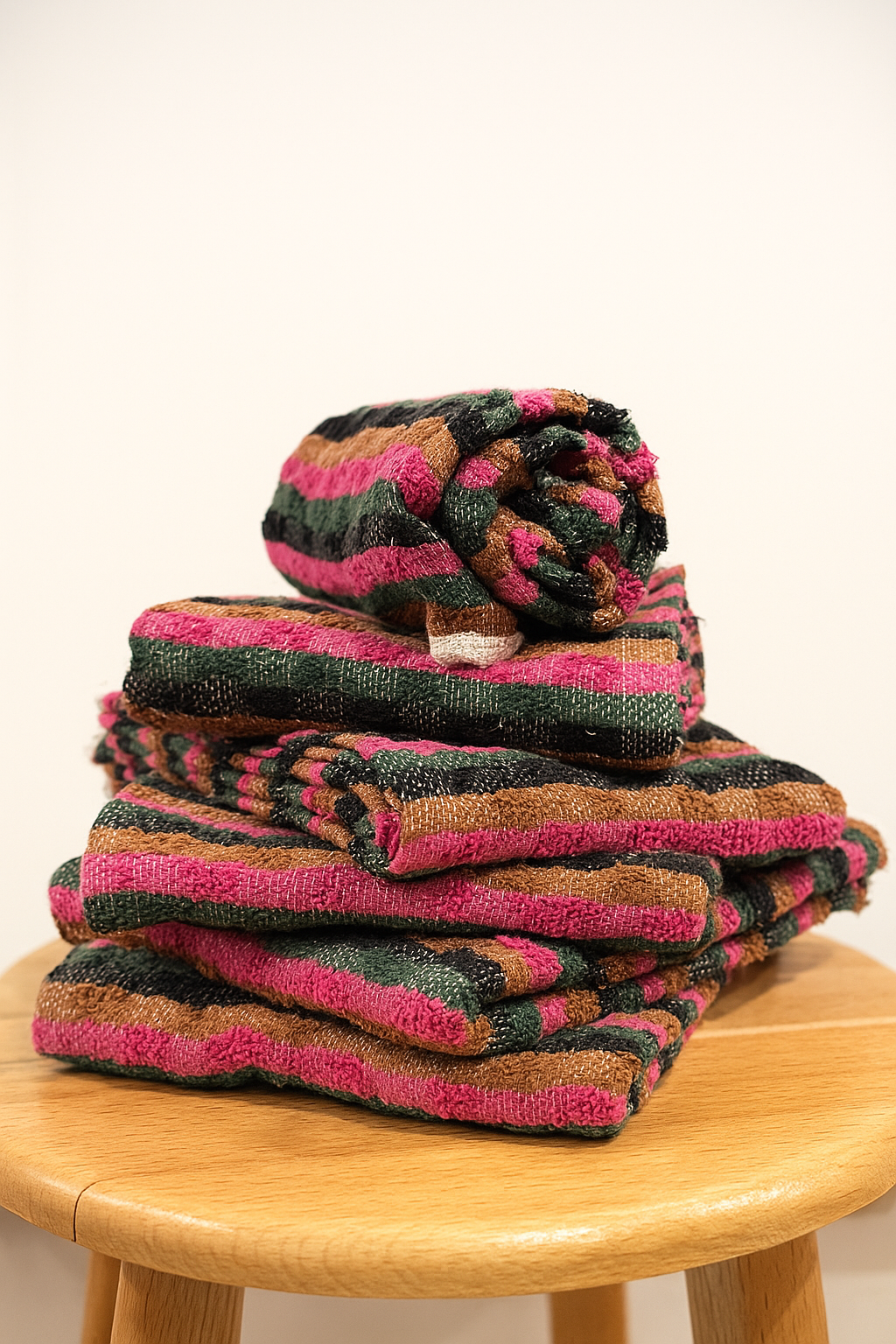 Kitchen towel Black / Brown Pack 0f 6