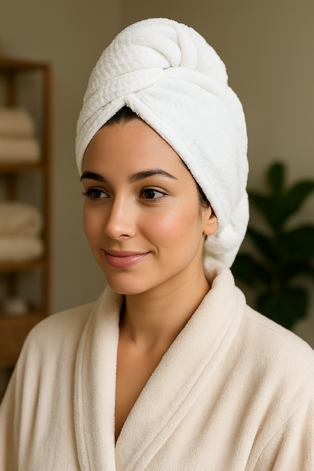 Hair Turban White