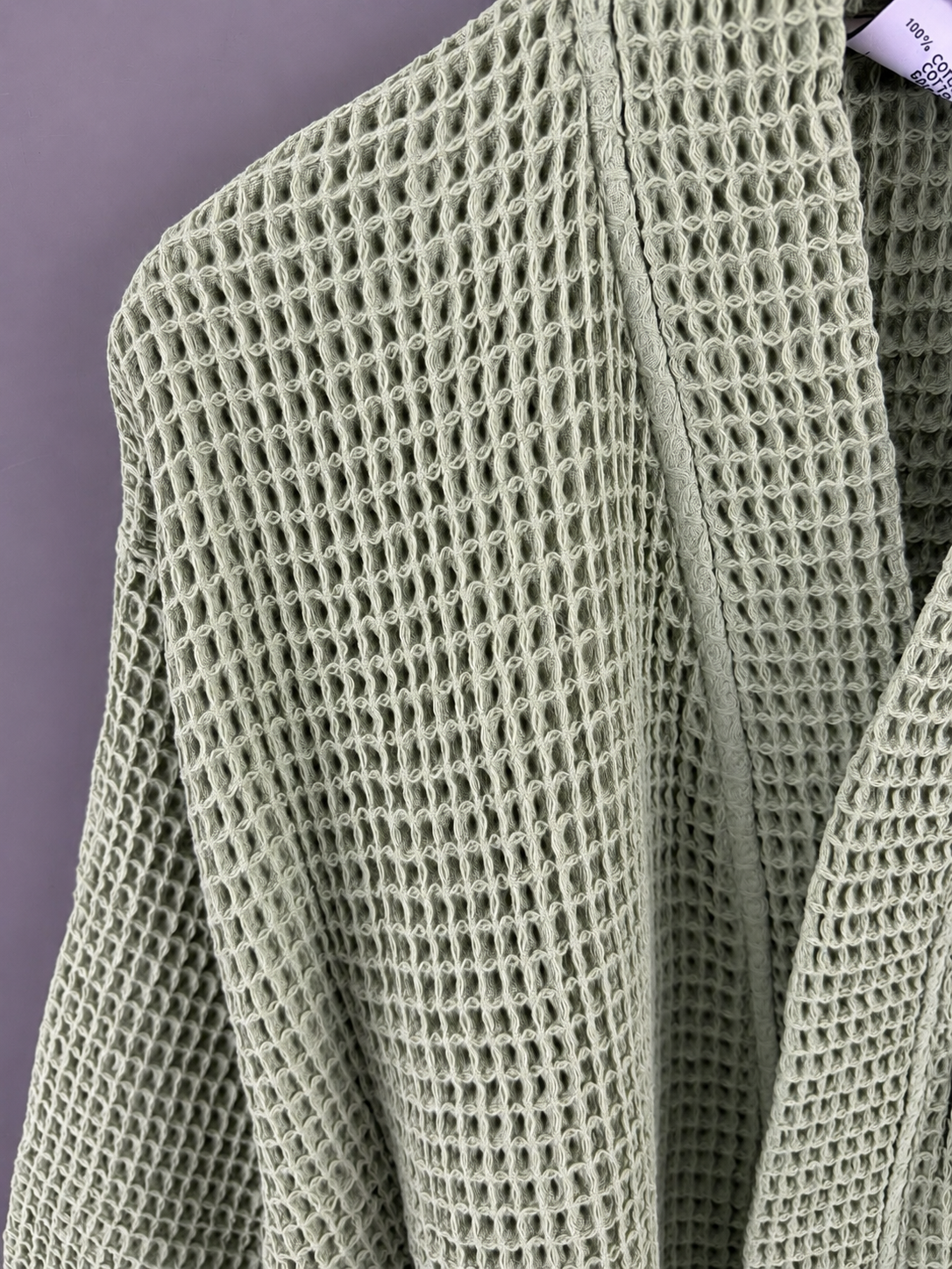 Premium Waffle Weave Bathrobe