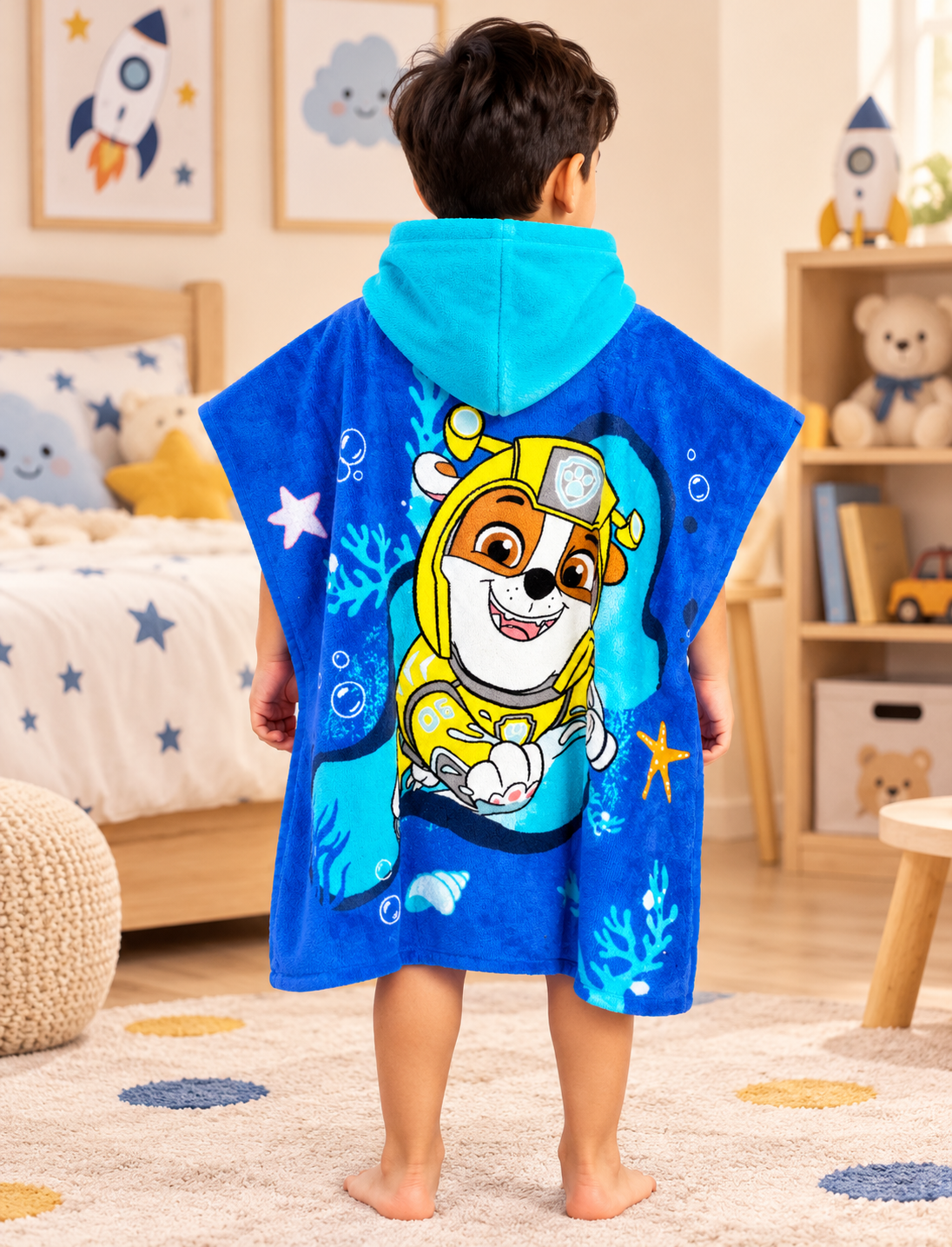 Kids Aqua Adventure Hooded Towel