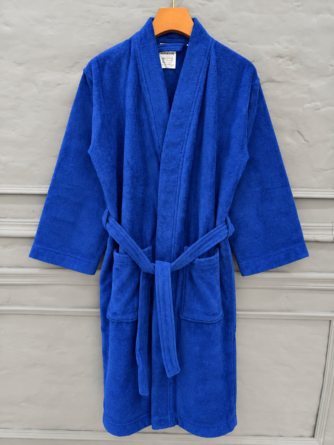 Classic Blue Terry Robe