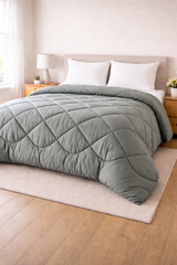 Comforter-Solid Gray