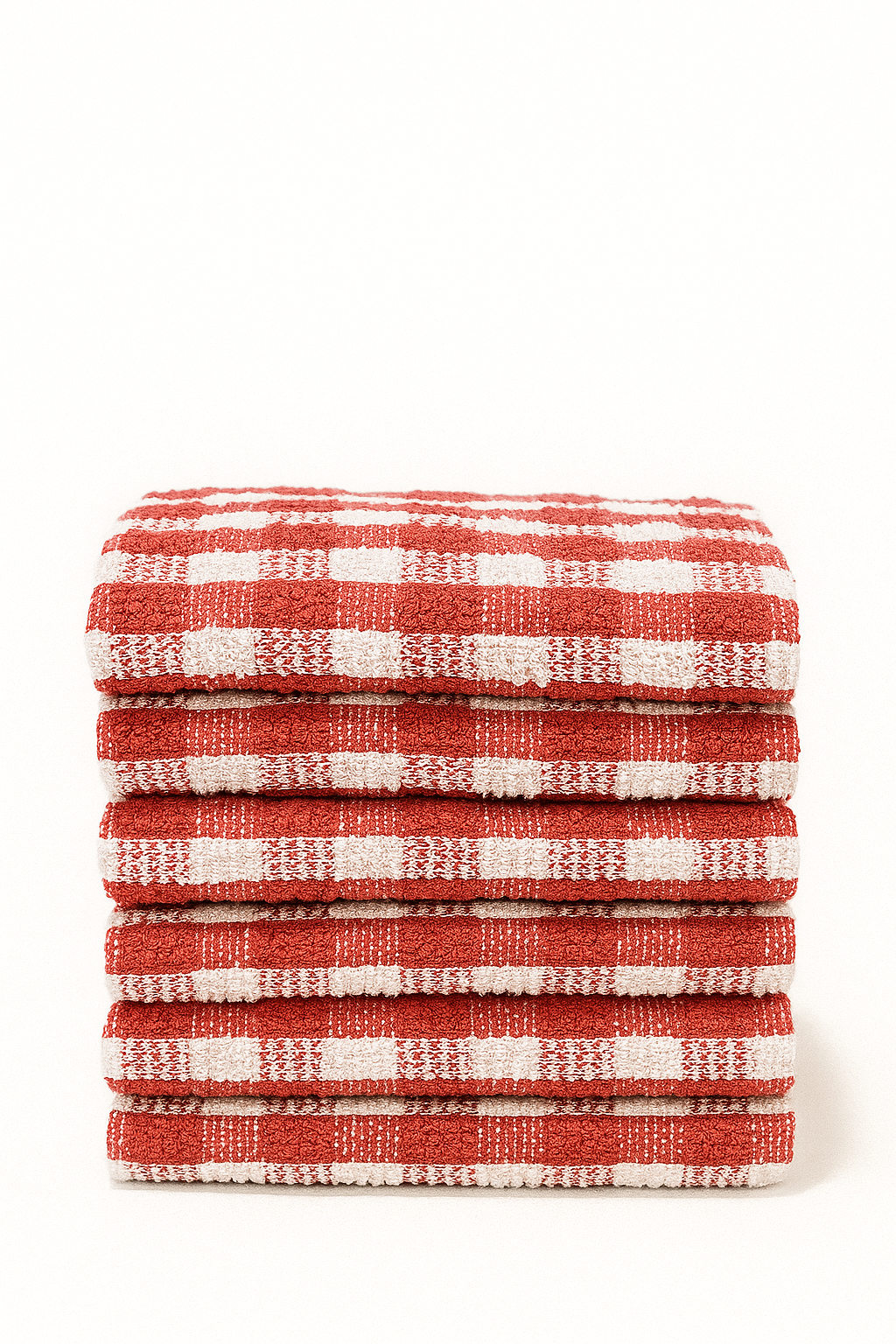 Kitchen Towel Red Pack 0f 6