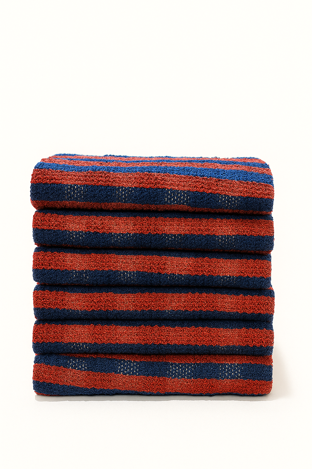 Kitchen Towel Red / Blue Pack 0f 6
