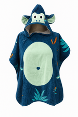 KIDS PONCHO CIRCLE GREEN