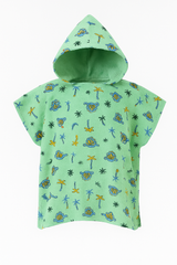 KIDS PONCHO DINOSOUR