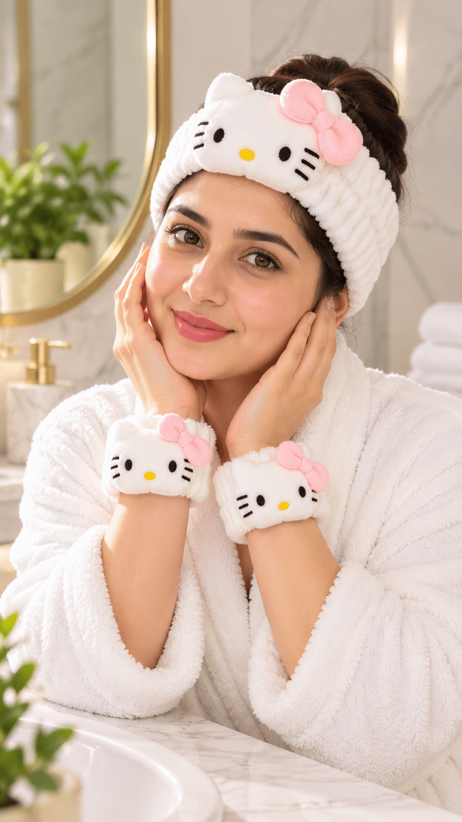 Plush Face Wash Headband Set - Toliya.co