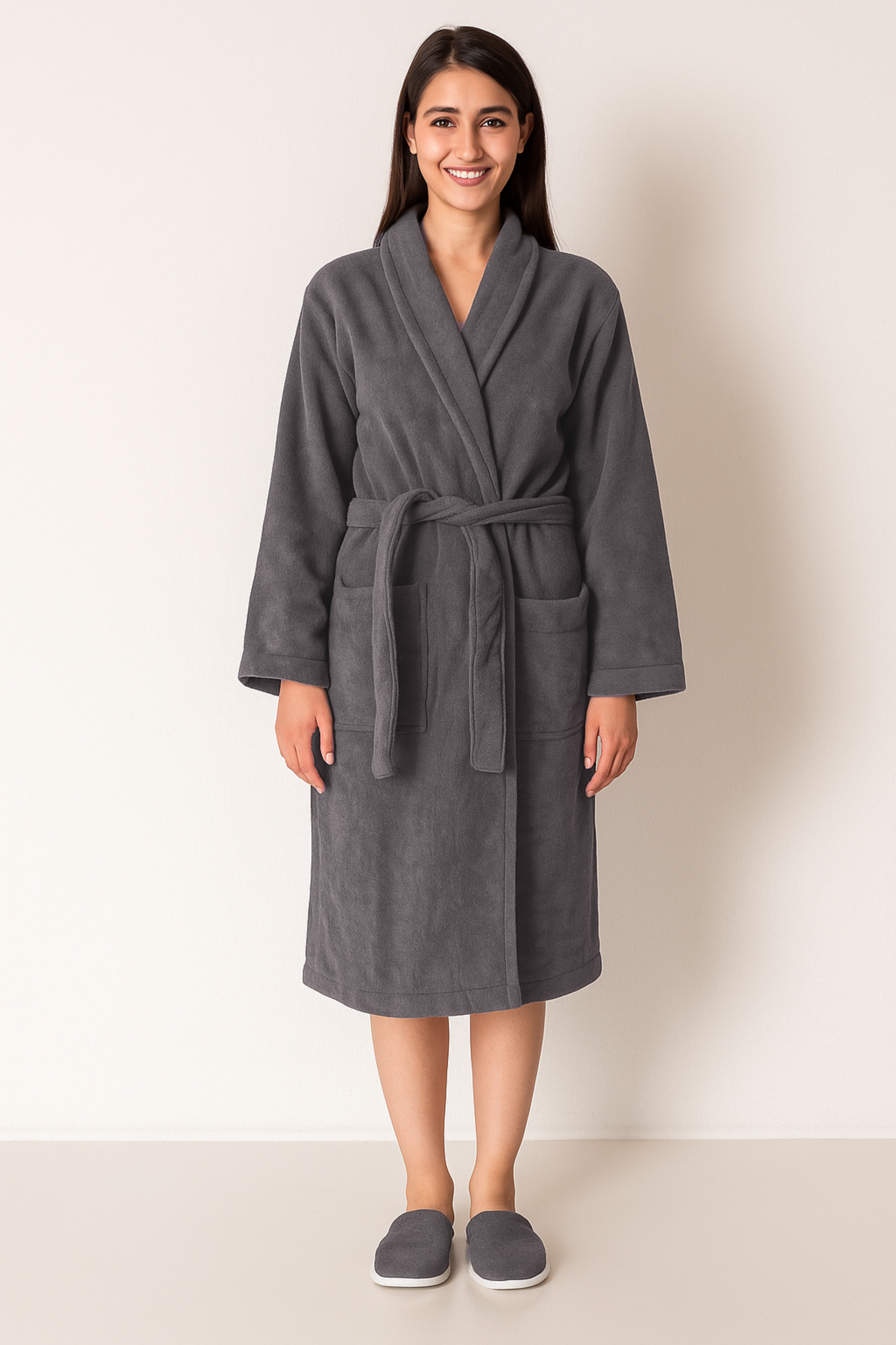 Bathrobe UniSex Set Grey