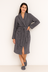 Bathrobe UniSex Set Grey