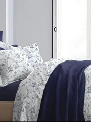 NAVY Cotton Waffle Weave King Size Blanket | Lightweight | Breathable